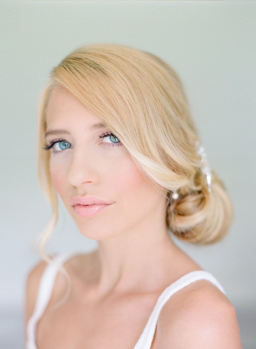 easy wedding hairstyle from hey lovely makeup photographed by dana fernandez photography