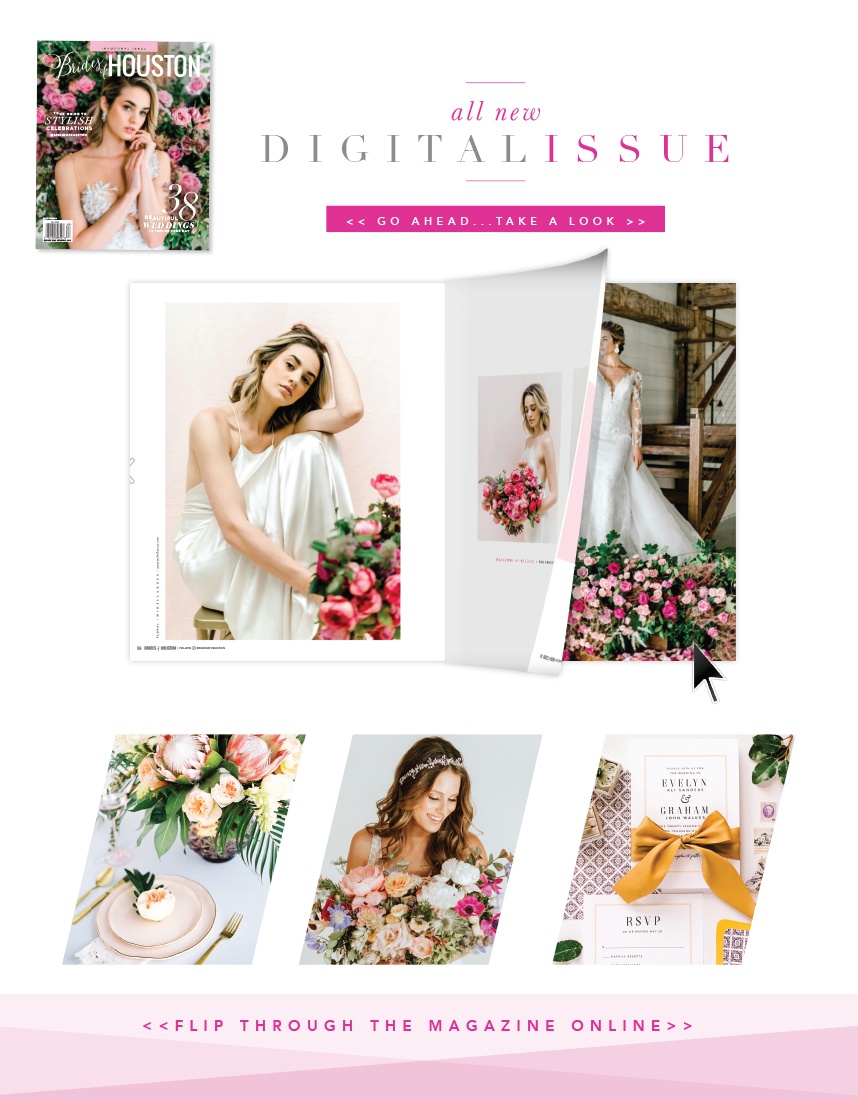 digital issue for brides of houston magazine digital mag
