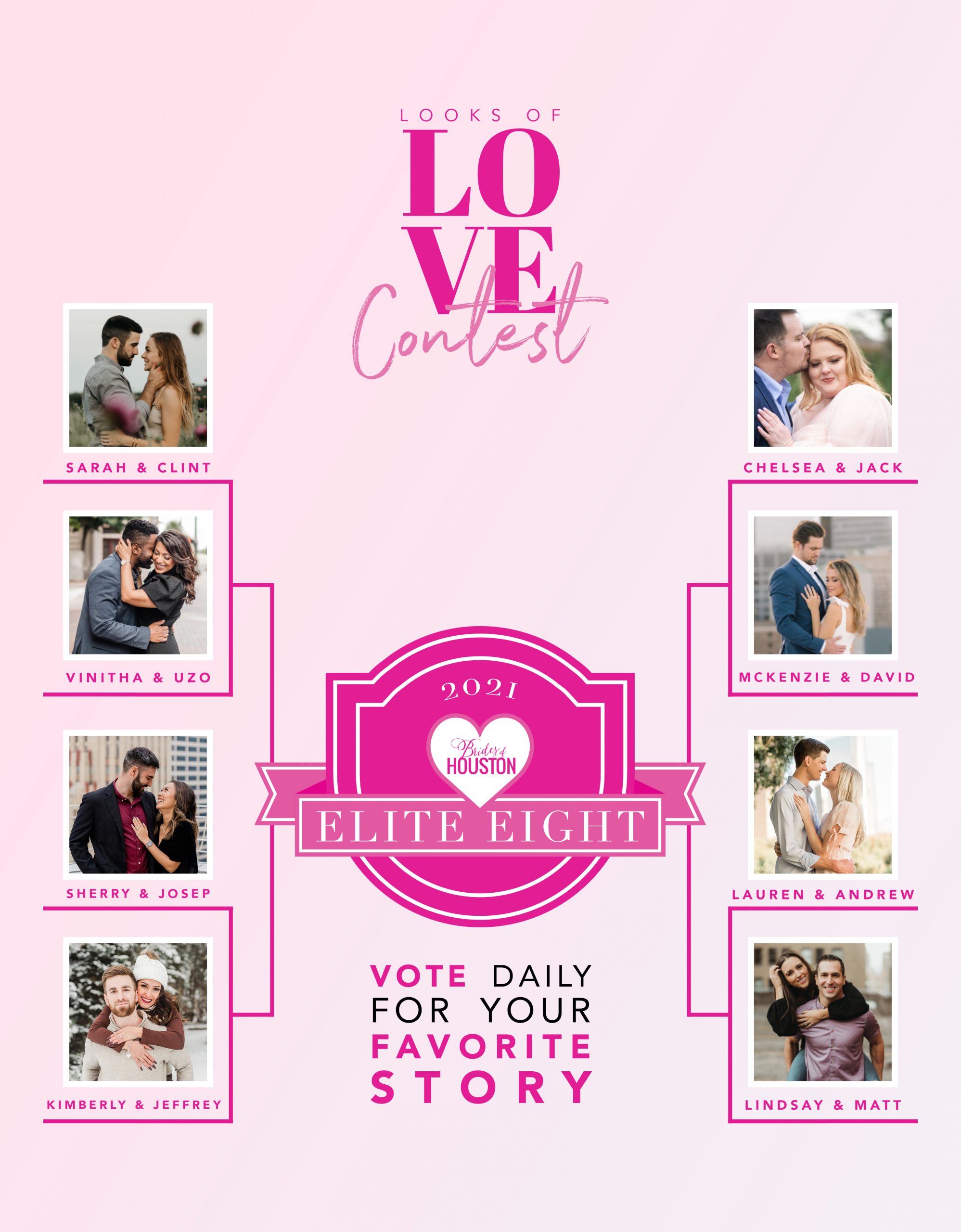 Looks of Love Contest 2021 – Cast your vote for our Elite 8 Finalists!