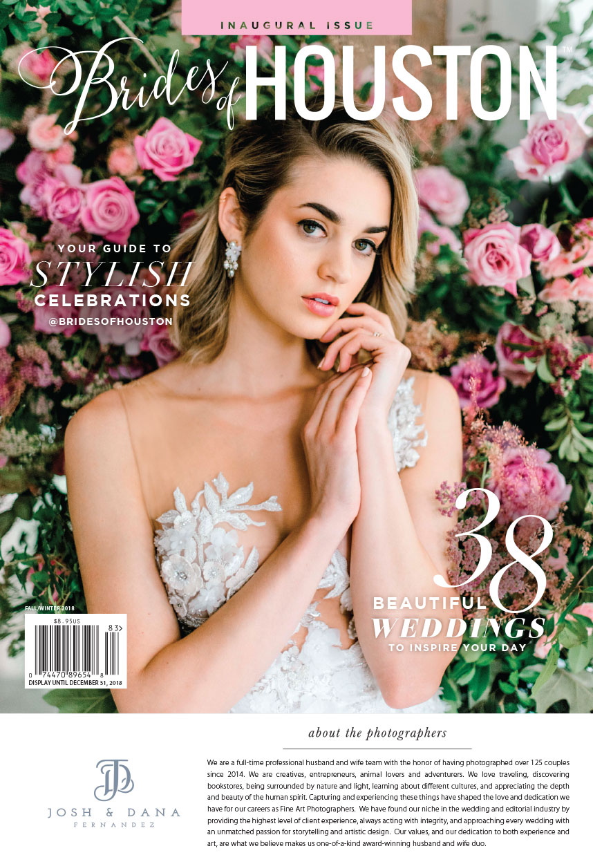 Brides of Houston Inaugural Issue Cover Revealed!