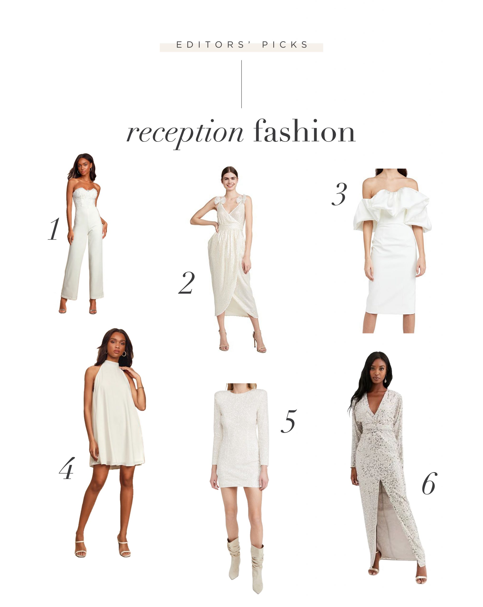Choosing the Perfect Wedding Reception Fashion + Exit Attire
