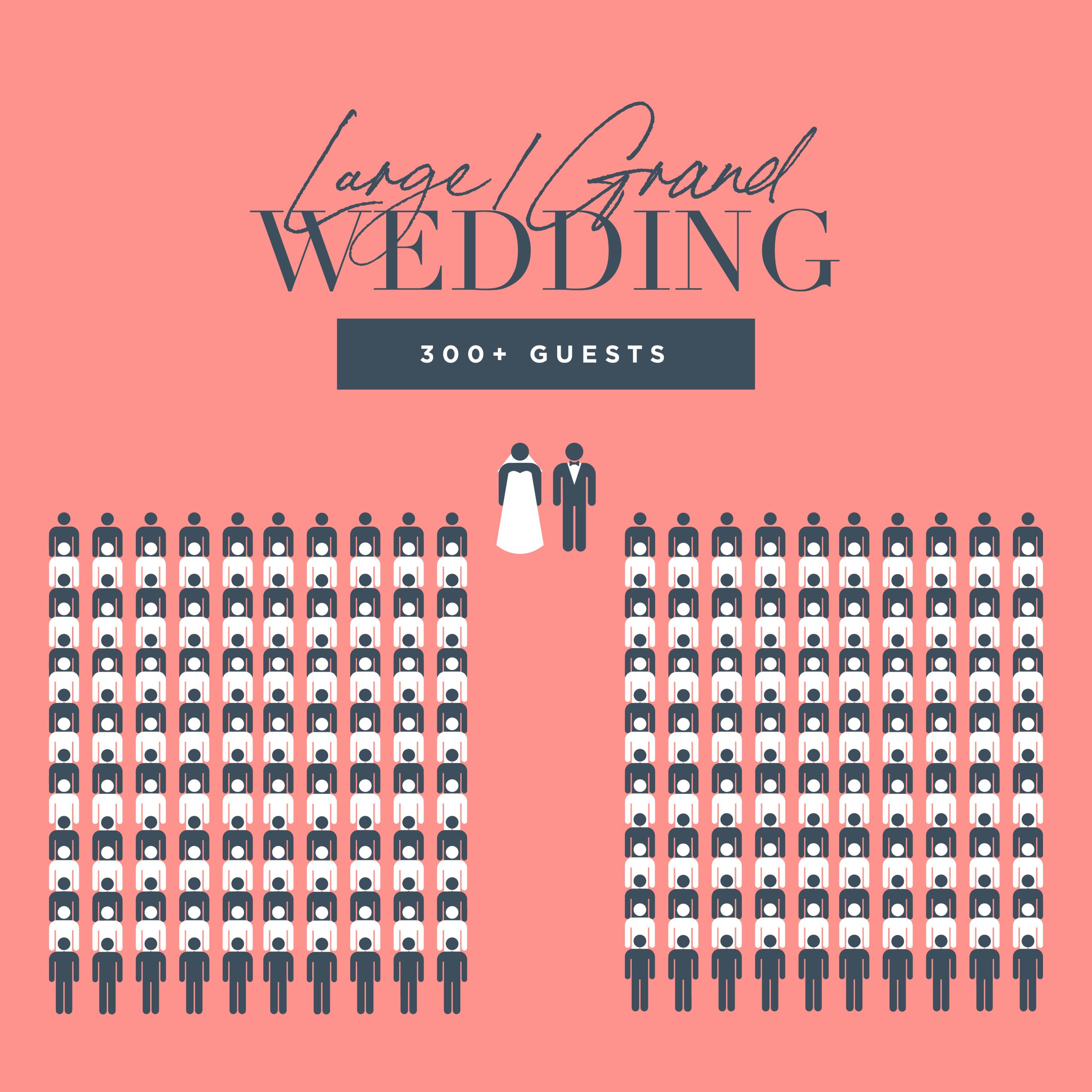large wedding guest count 