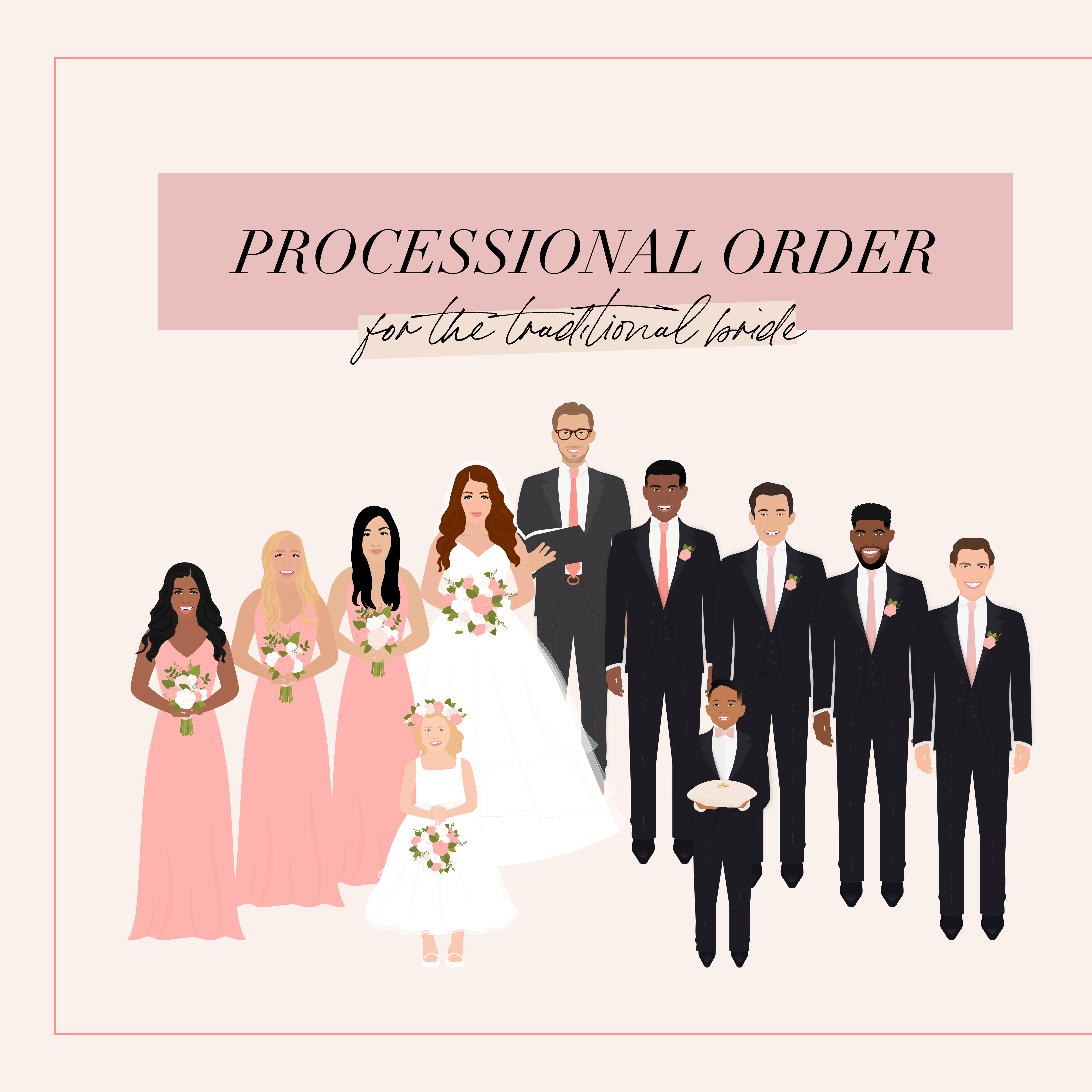 Wedding Processional Order Infographic Insta Grid_1 Cover
