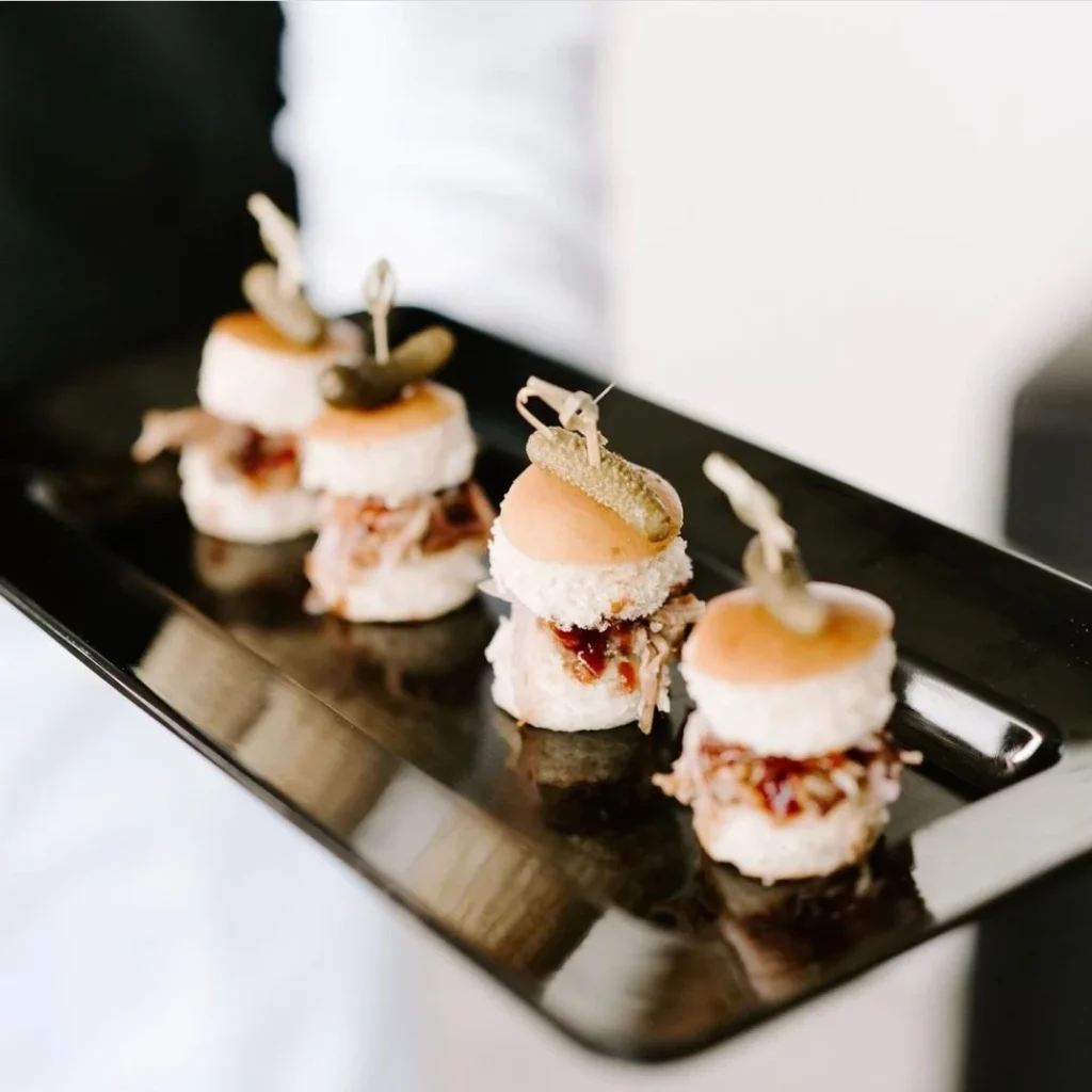 We are used to everything being bigger in Texas, but these mini sliders by lisahedrickcatering_events are something we can get
