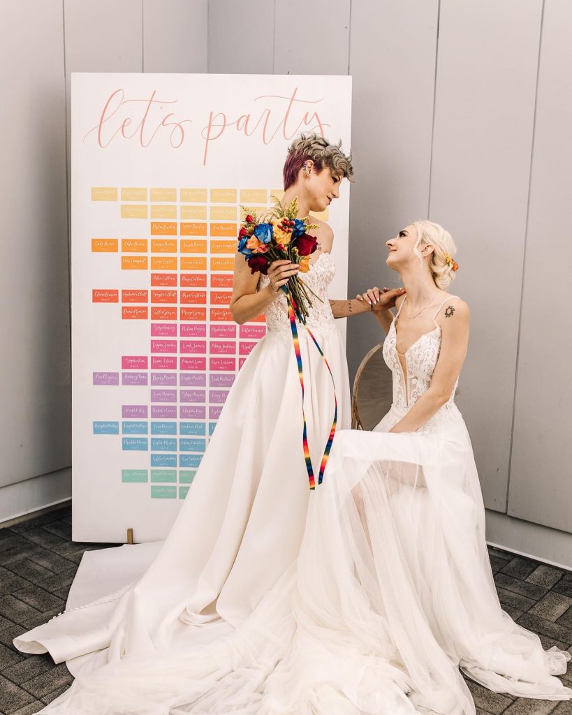 Lizzo truly said it best because love looks SO much better in color, and this wedding inspo is the perfect